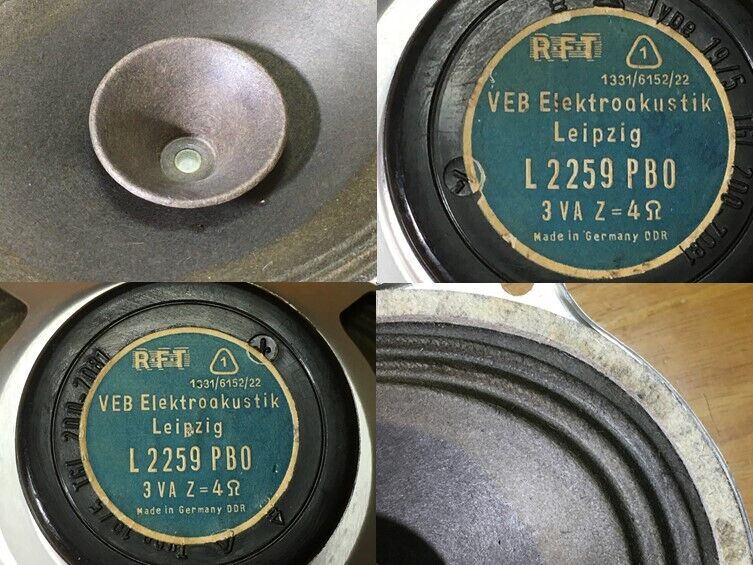 東独RFT ビンテージL2259採用システム ハーモニー ペア 強力な 東独RFT ビンテージL2259採用システム ハーモニー ペア 強力な
