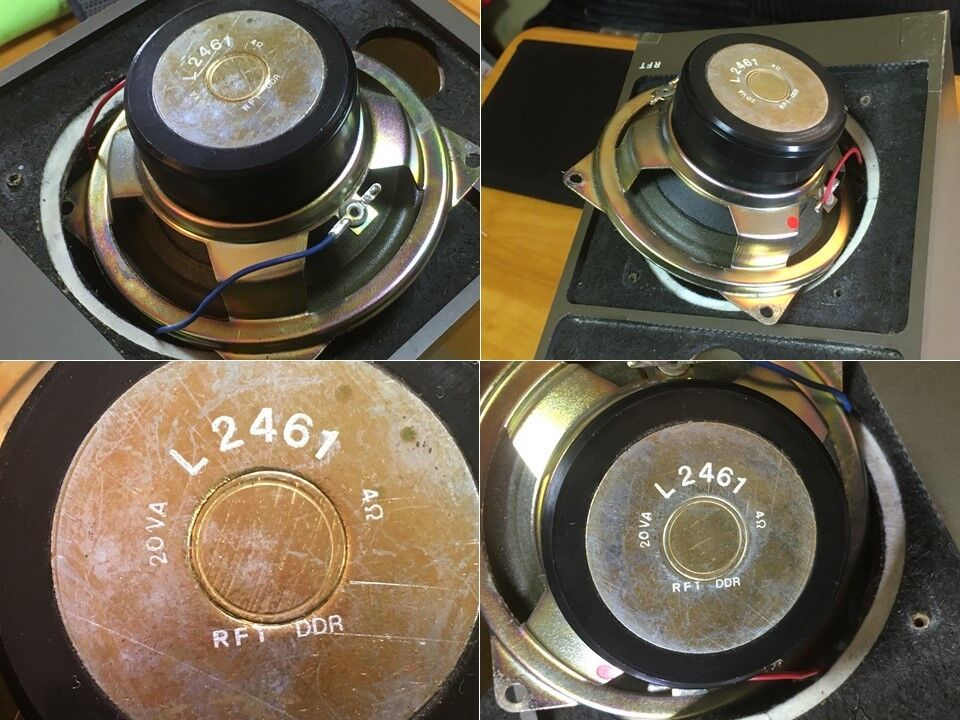 東独RFT ビンテージ125mm口径フルレンジ L2461採用 B4124 広帯域