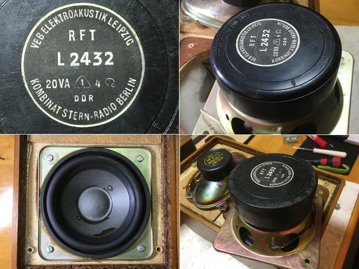 東独 RFT 2Way システム B9131 調整済品 ペア!小型ジャーマン 東独 RFT 2Way システム B9131 調整済品 ペア!小型ジャーマン