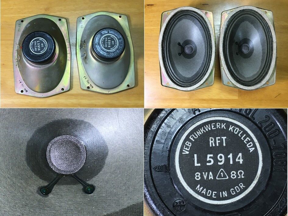 東独RFT ビンテージ20cm口径 2Way ペア 最強ユニット 凄まじい 東独RFT ビンテージ20cm口径 2Way ペア 最強ユニット 凄まじい