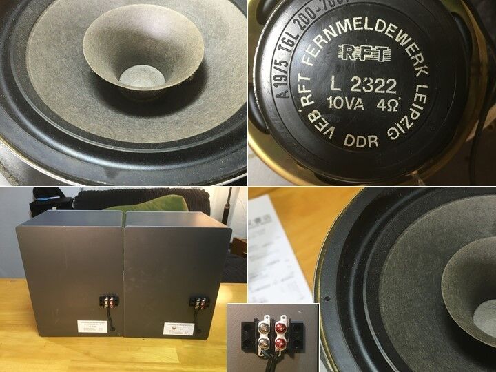 東独RFT ビンテージ 130mm口径フルレンジ L2322採用システム 東独RFT ビンテージ 130mm口径フルレンジ L2322採用システム