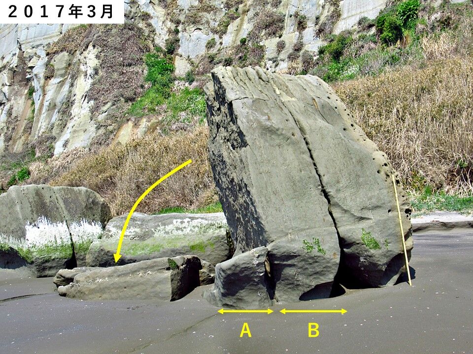 銚子ジオ散歩(579)転石の「寿命」 : CHOUSI GEOSANPO