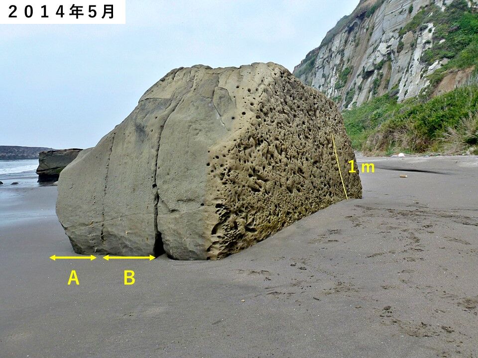 銚子ジオ散歩(579)転石の「寿命」 : CHOUSI GEOSANPO