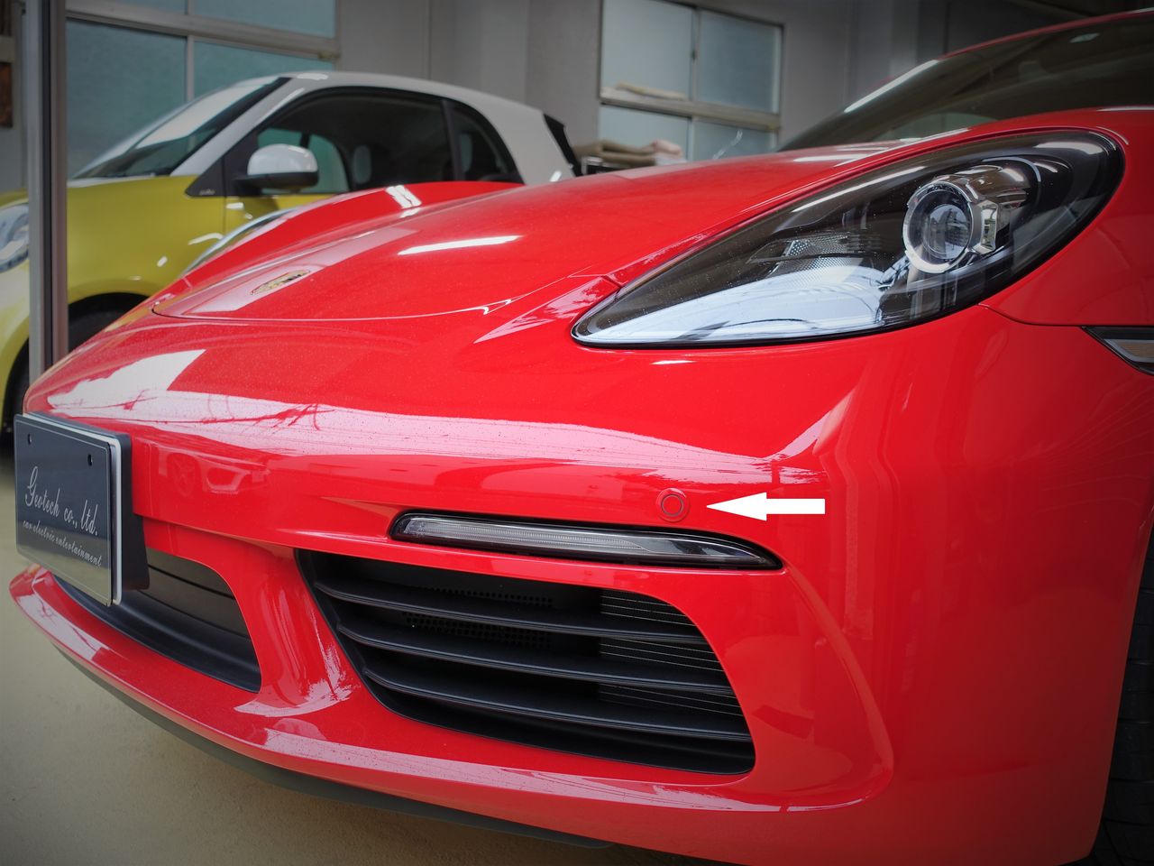 718ケイマン バックカメラ コーナーセンサー取り付け ジオテックブログ 718ケイマン バックカメラ コーナーセンサー取り付け ジオテックブログ