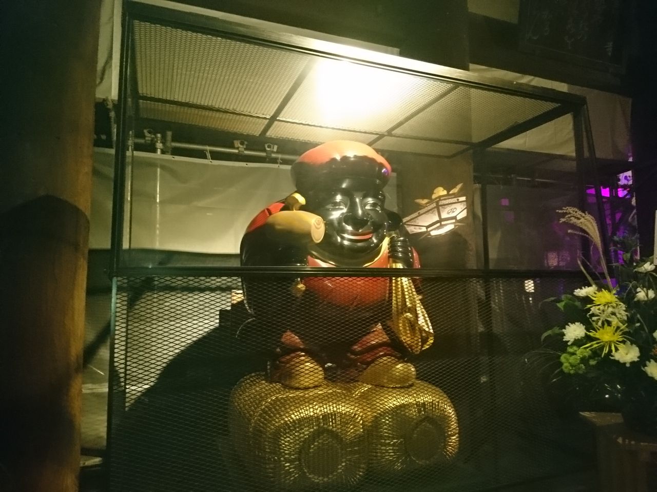 清水寺 出世大黒天 太陽と吹雪