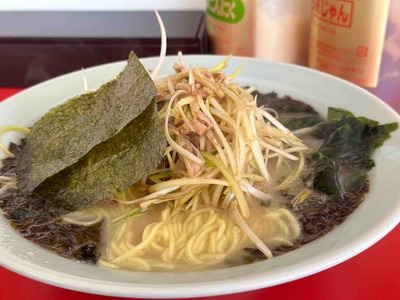 大磯町生沢　ラーメンショップ椿　岩のりネギラーメン　