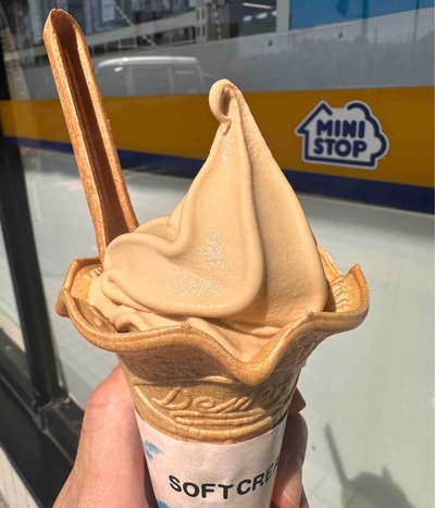 ミニストップ　和栗ソフト