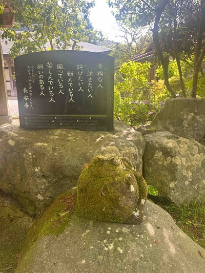 神奈川県箱根町仙石原　曹洞宗龍虎山長安寺 苔むしたカエル