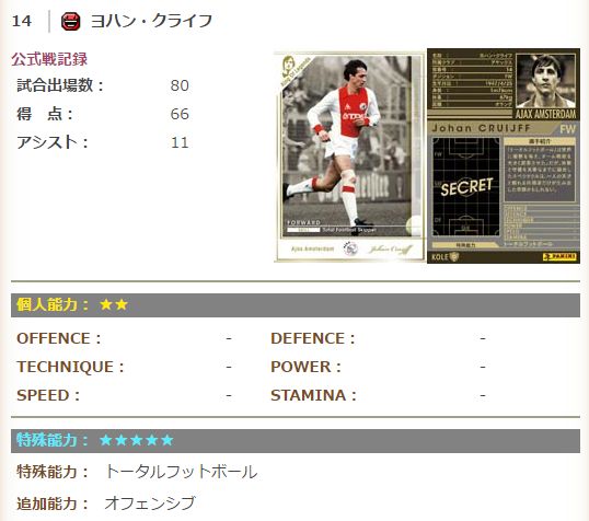 16年11月22日 たまにプレイする人のwccfメモと使用感