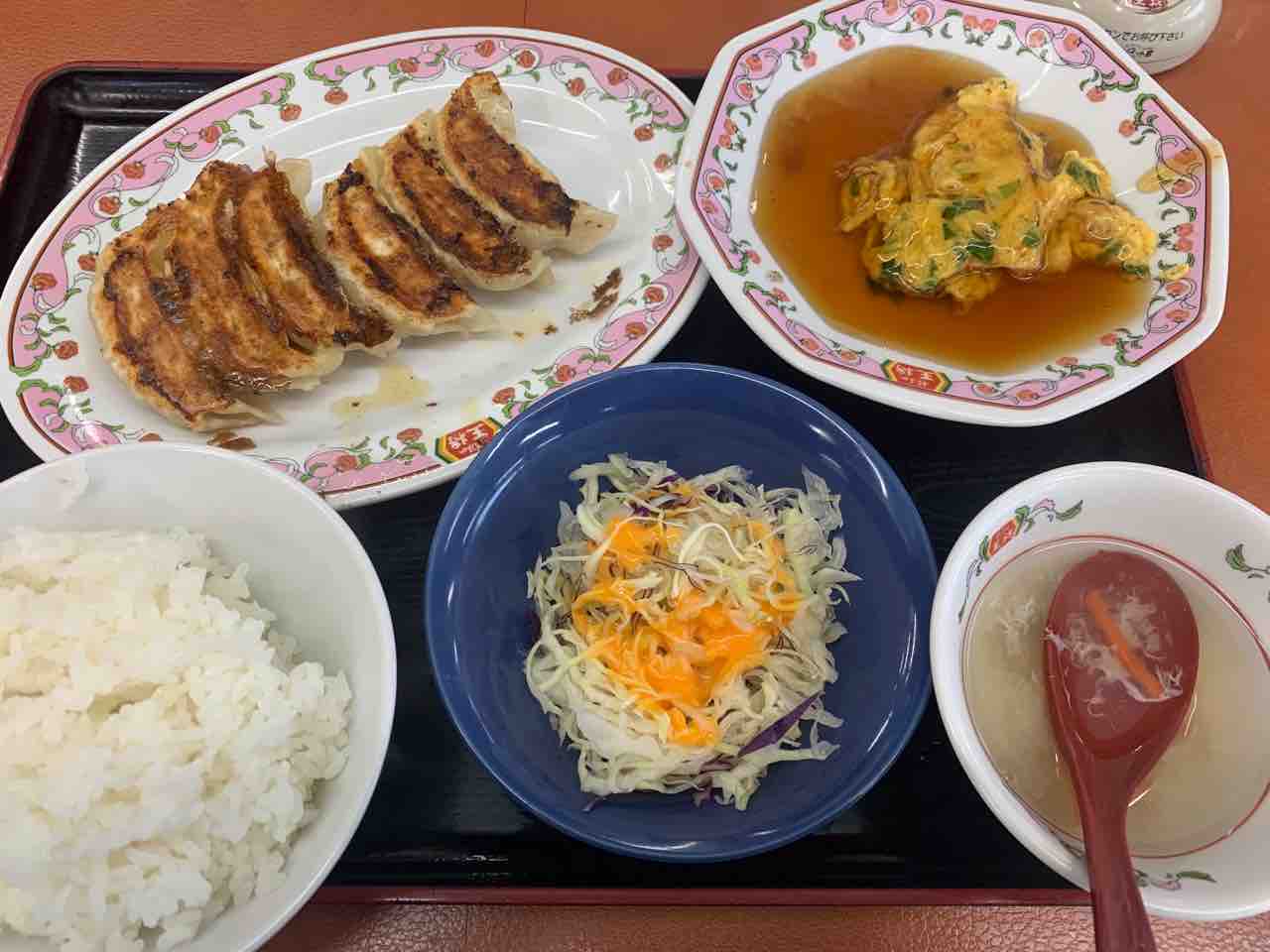 コスパ高い餃子定食 餃子の王将浜松店 旅人curiosity 国内海外安くて美味しいものグルメ探索