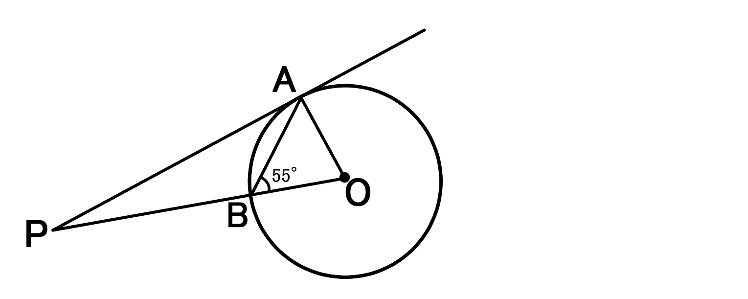 円と接線の性質を利用して図形の角度を求める問題 バカでもわかる 中学数学