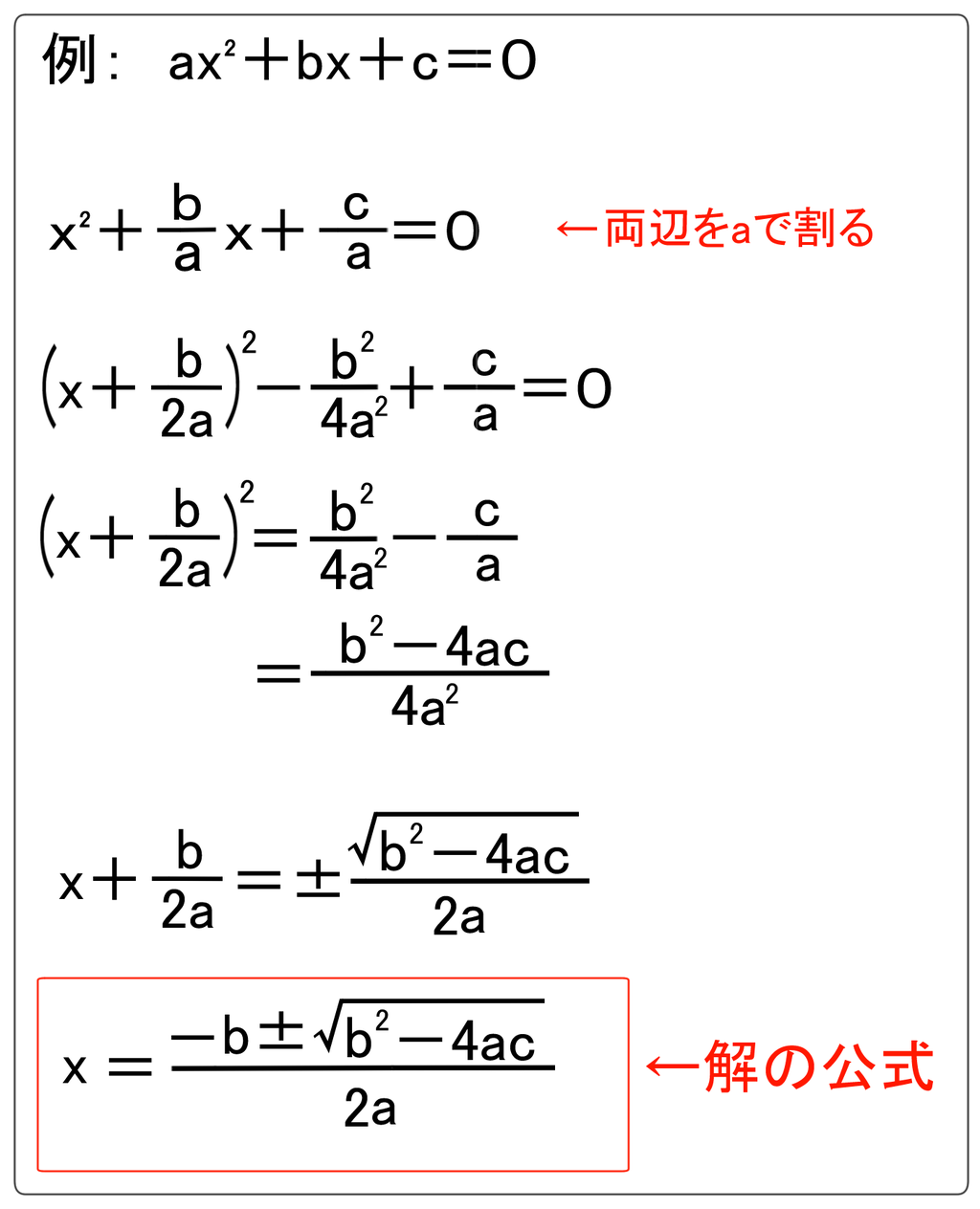 2次方程式 1 解き方 因数分解 平方根 平方完成 解の公式 バカ