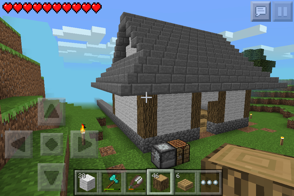 弓道場をつくる Minecrafterによるマイクラpe日記 弓道場をつくる Minecrafterによるマイクラpe日記