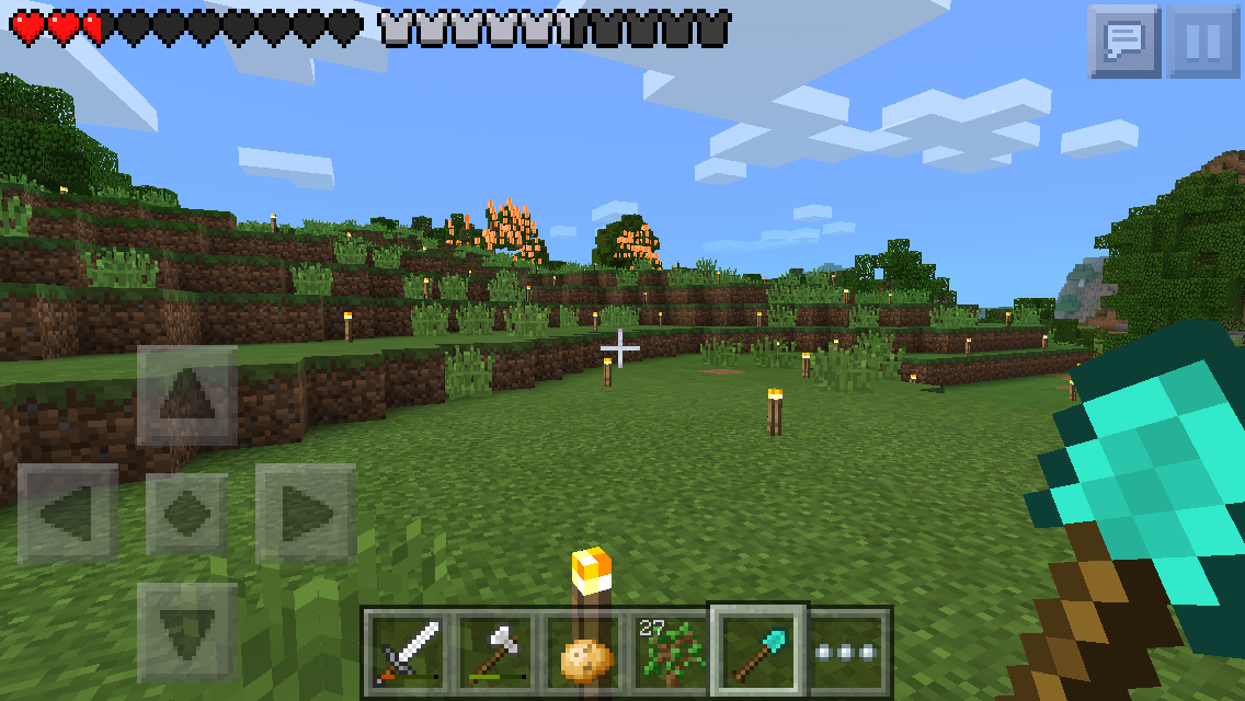 拠点の畑を作る その2 Minecrafterによるマイクラpe日記