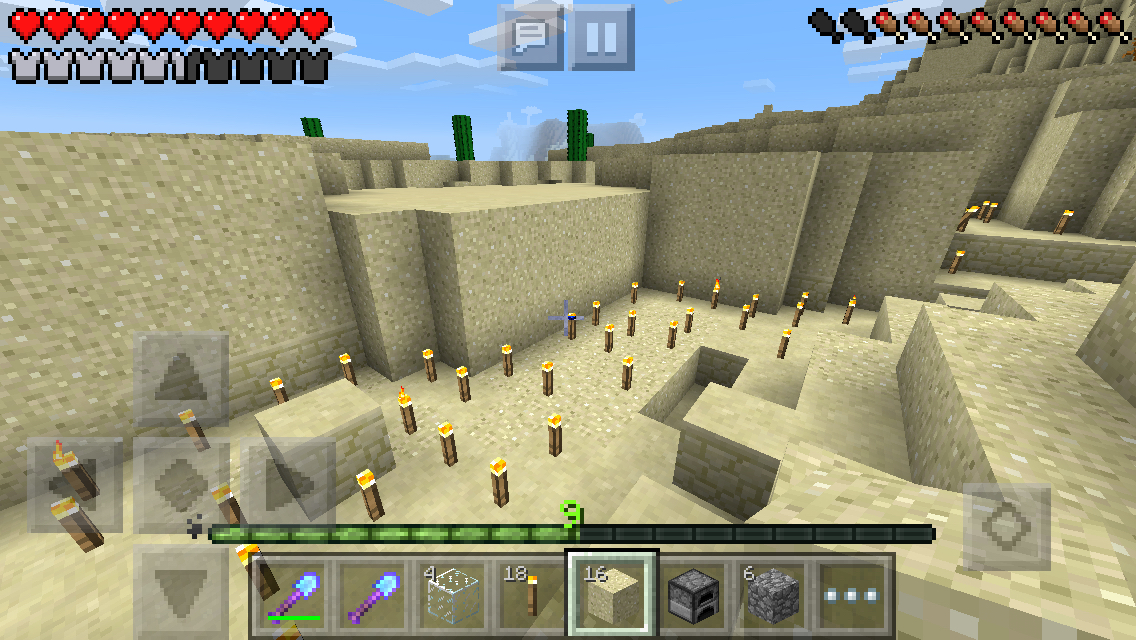 順調に砂集め Minecrafterによるマイクラpe日記