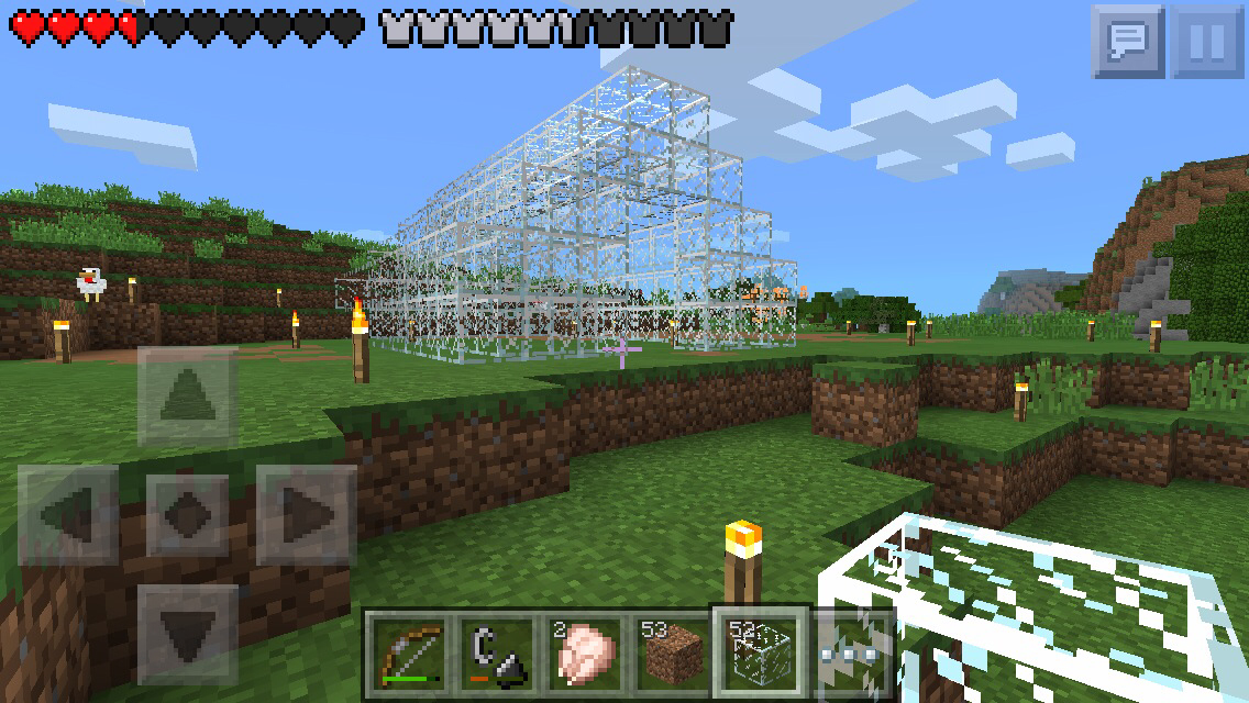 拠点の畑を作る その2 Minecrafterによるマイクラpe日記