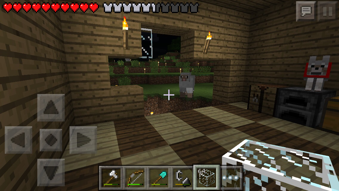 拠点の畑を作る その2 Minecrafterによるマイクラpe日記