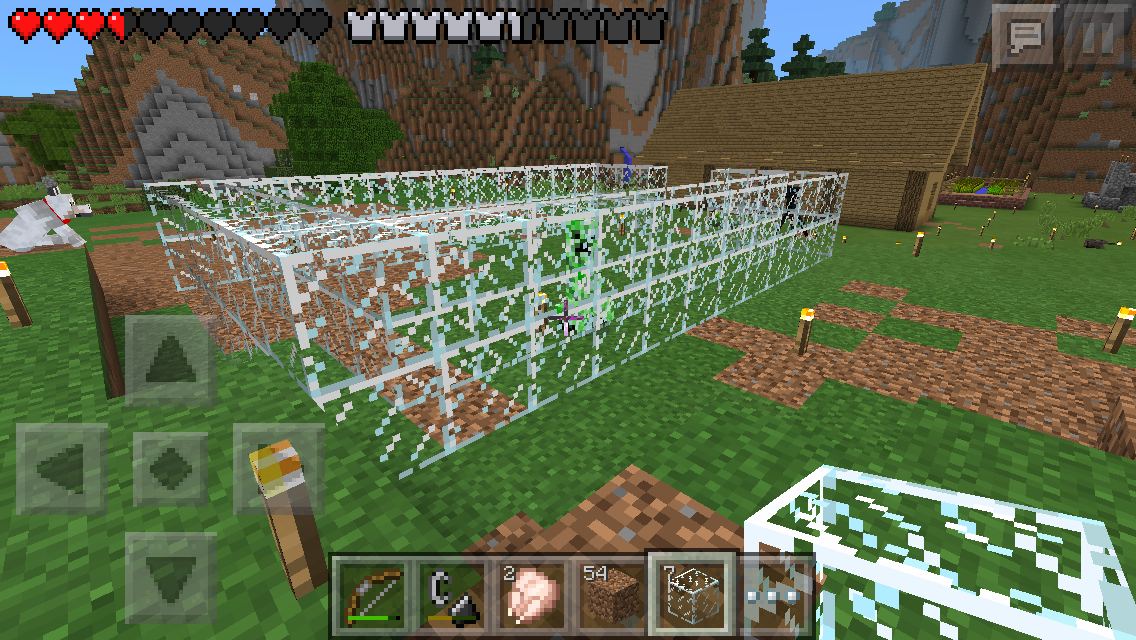 拠点の畑を作る その2 Minecrafterによるマイクラpe日記