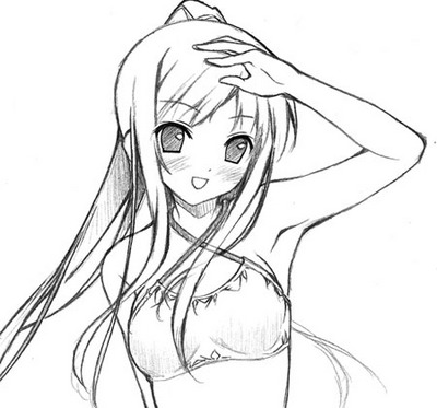 水着ラフ