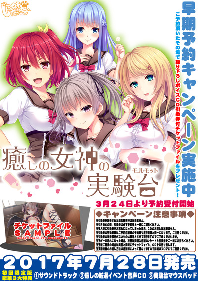癒しの女神の実験台