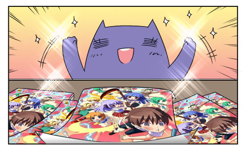 ポスター配るよ