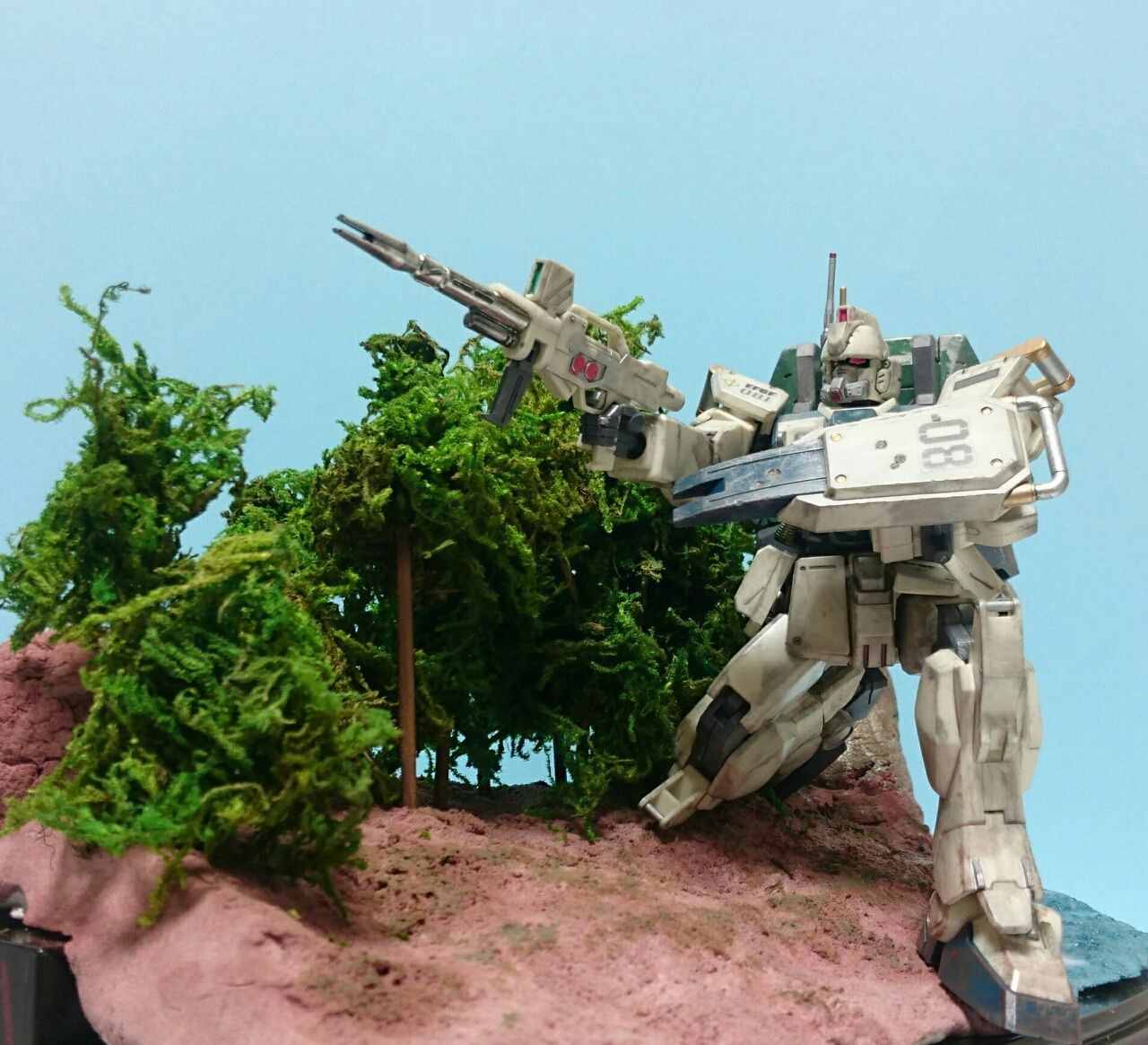 ジオラマ「最前線」HGUC RX-79【G】EZ-8使用 : ガンプラの文句は