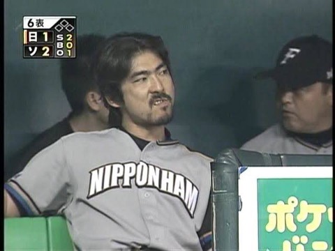 小笠原道大 あだ名「ガッツ」←ほーん熱い選手なんやろな