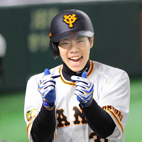 巨人・松原「開幕絶対センター」へSB牧原の打撃まねる