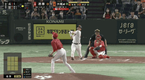 巨人・大城、フェンス直撃ライトゴロｗｗｗｗ