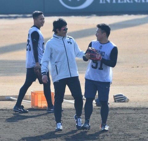 巨人・萩尾「松田さんと呼んでいいですか？」松田「熱男さんでいいよ」