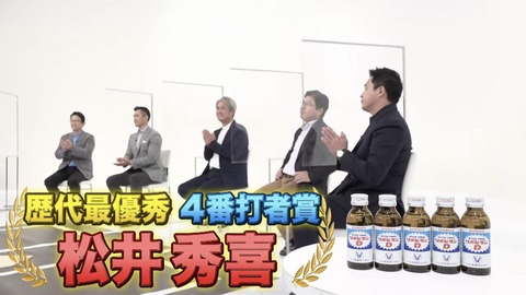 松井秀喜、歴代最強の4番バッターに選ばれる【フルタの方程式AWARDS】