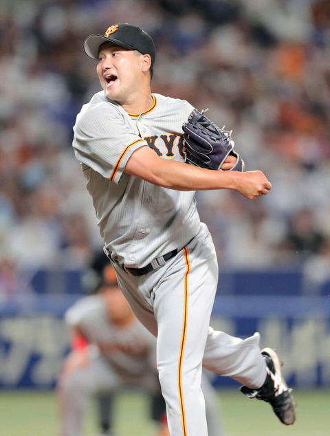 巨人・三上、移籍後初黒星も「8回の男」に合格点