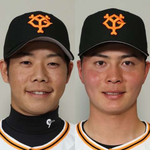 巨人、ドラ5岡田が1軍昇格 松原が登録抹消