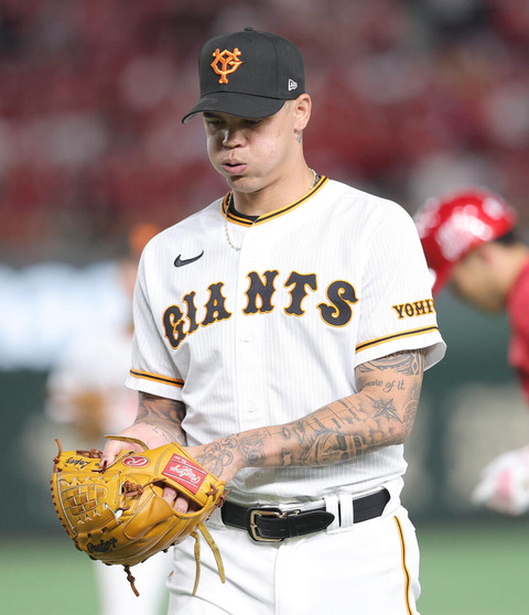 巨人・ロペス、1か月ぶり昇格もグラスラ浴びて1登板で登録抹消