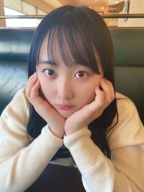 【GIF】本田望結のバッティングフォームがこちら