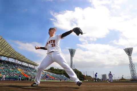 巨人・赤星のコントロール、凄い