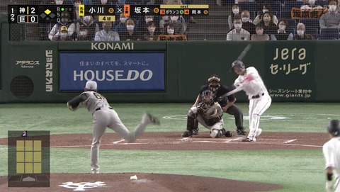 【対阪神】巨人・坂本勇人、2戦連続HRで即同点に！！