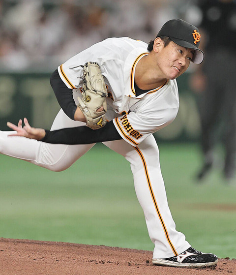 巨人・井上、圧巻“侍斬り”3回無失点4奪三振