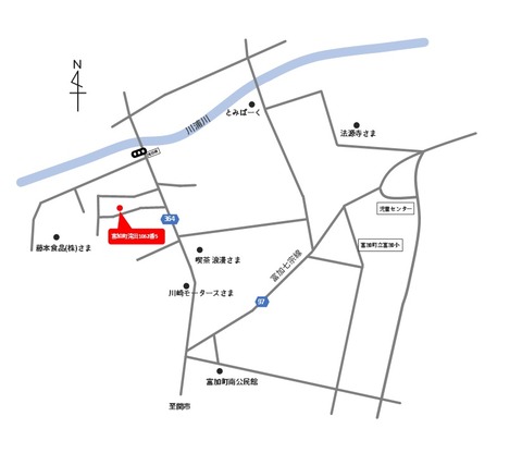 富加町滝田－略地図blog