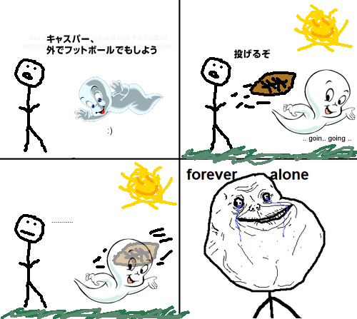 超誇大妄想通信ギガロマニア ネットミーム 海外の ぼっち ネタ Forever Alone