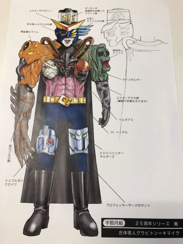 Giga25周年シリーズ作品デザイン画 宇那月ブログ