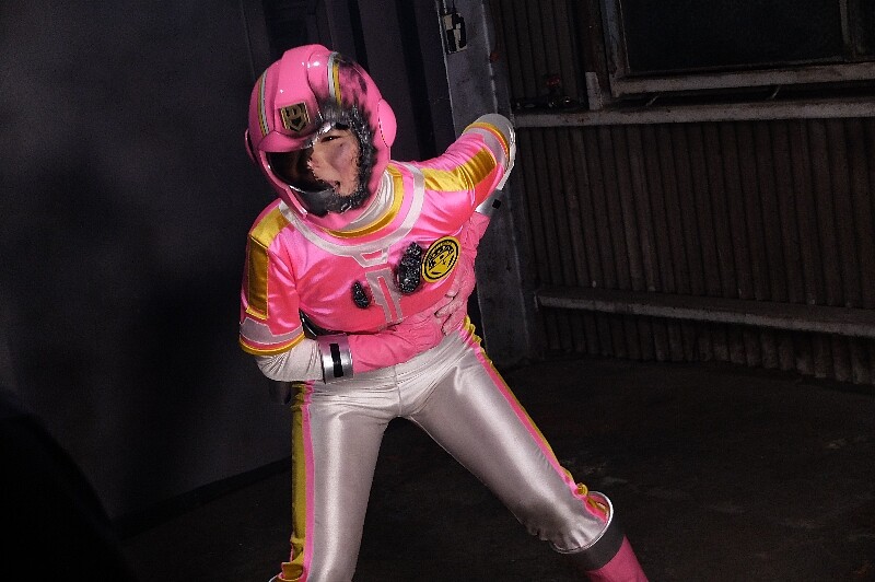 佐川はるみ GIGA「爆裂戦隊ダイガマン ダイガピンク」の撮影で使用した衣装
