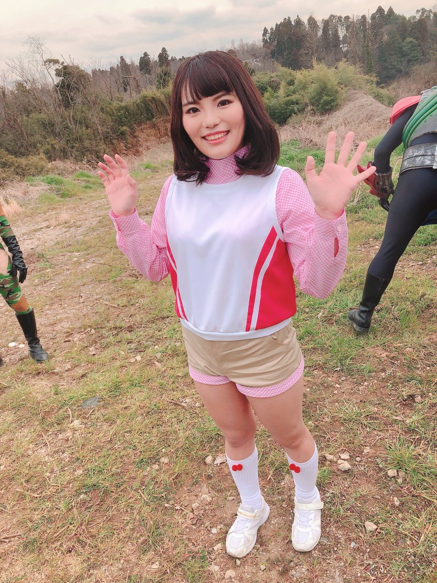 佐川はるみ GIGA「爆裂戦隊ダイガマン ダイガピンク」の撮影で使用した衣装