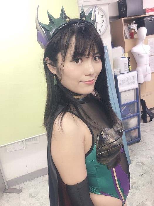 佐川はるみ GIGA「爆裂戦隊ダイガマン ダイガピンク」の撮影で使用した衣装