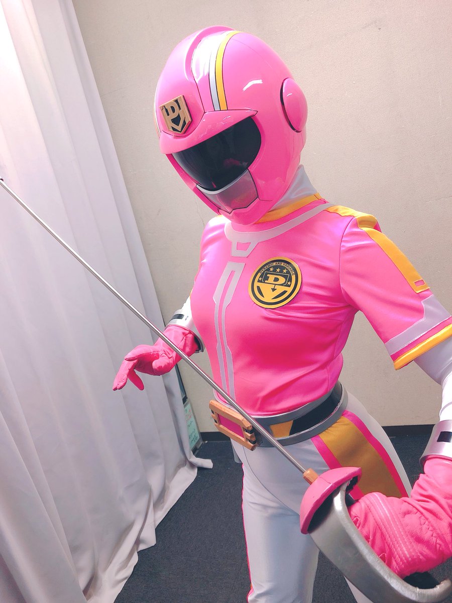 佐川はるみ GIGA「爆裂戦隊ダイガマン ダイガピンク」の撮影で使用した衣装