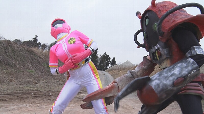 佐川はるみ GIGA「爆裂戦隊ダイガマン ダイガピンク」の撮影で使用した衣装