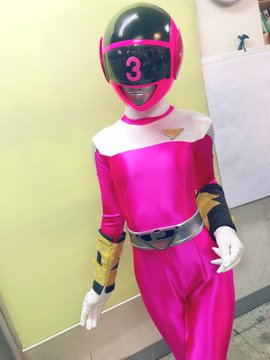パーフェクトレンジャーピンク 衣装合わせ 宇那月 ブログ