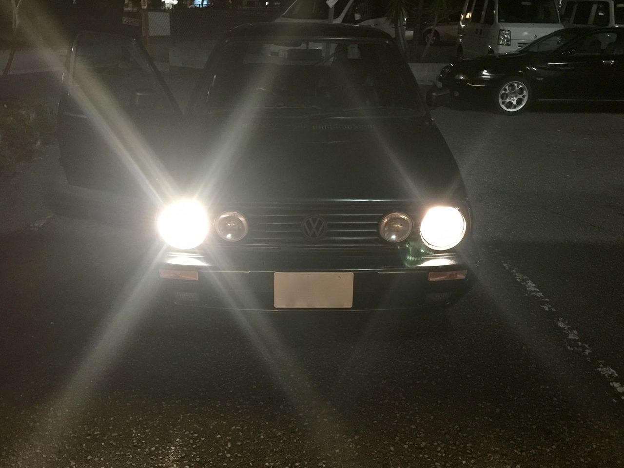 旧車にハロゲン色のledバルブ Gigspeed Blog