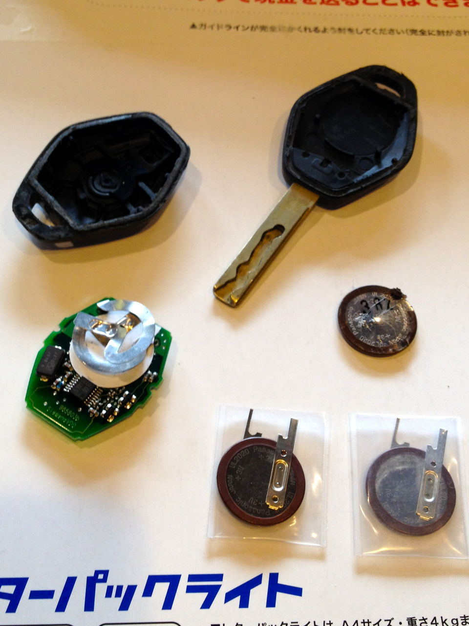 BMWリモコンキーの修理 : GIGSPEED Blog