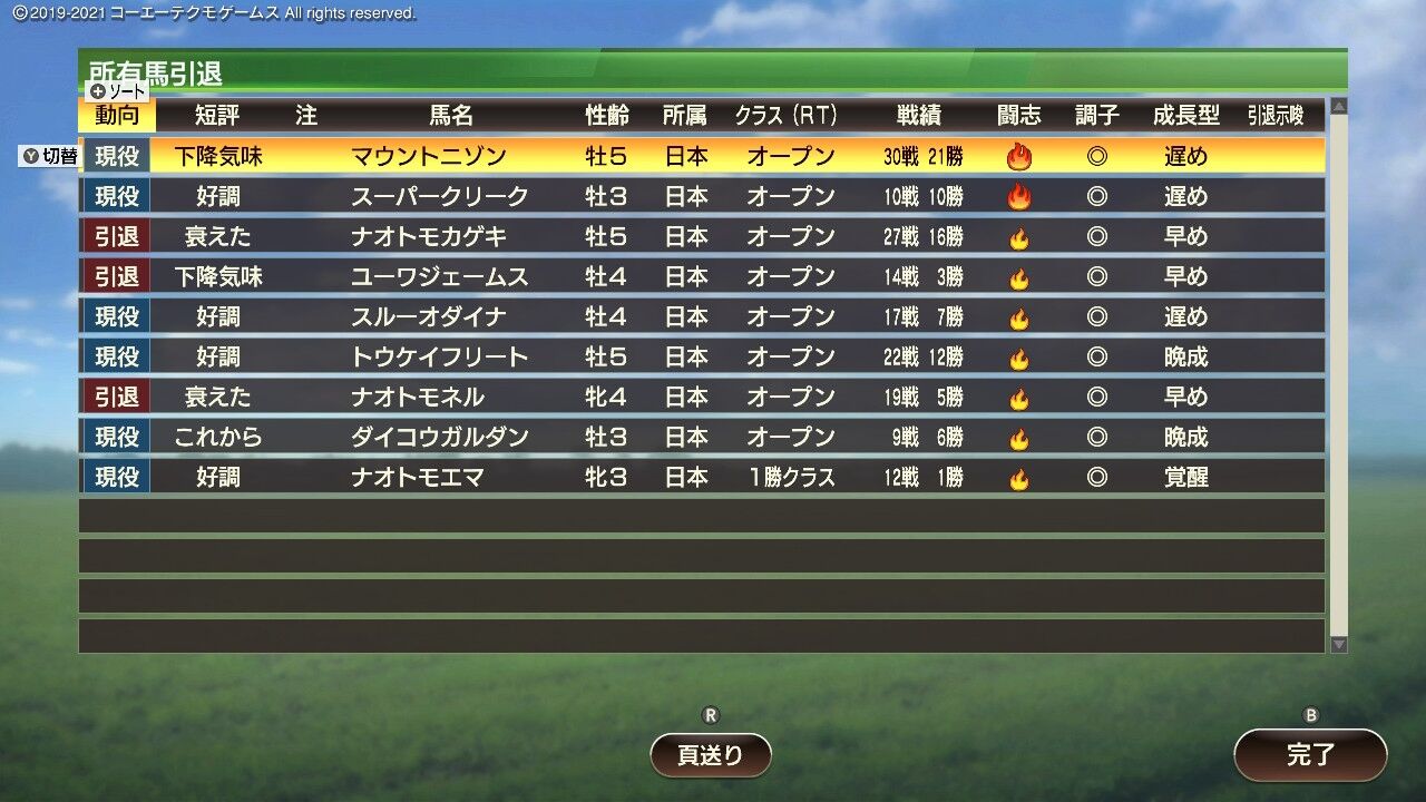 ウイニングポスト9 21 序盤攻略5年目 じーさまのウイニングポスト22生活